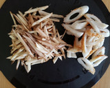 ごぼうとちくわのスパイシーコンソメ炒め作り方1写真