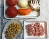 【梅干】山椒香る和風チリコンカン作り方1写真