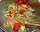夏野菜たっぷり春雨サラダ作り方7写真