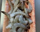 BBQ風ケイジャンシュリンプ　作り方1写真