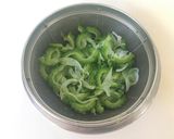夏にぴったり＊ゴーヤと梅の冷製パスタ作り方1写真
