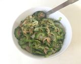 夏にぴったり＊ゴーヤと梅の冷製パスタ作り方3写真