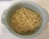 夏にぴったり＊ゴーヤと梅の冷製パスタ作り方4写真