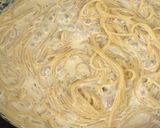 ワンパン濃厚明太クリームパスタ作り方5写真