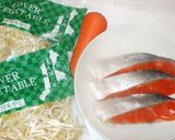鮭のちゃんちゃん焼き♪簡単もやしで作り方1写真