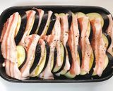 豚バラとナスの重ね焼きチーズ☆作り方3写真