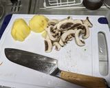 ほうれん草とマッシュルームのカレー作り方1写真