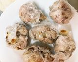 全てレンジチーズちくわの豚こま巻き角煮風作り方6写真