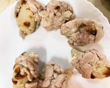 全てレンジチーズちくわの豚こま巻き角煮風作り方8写真