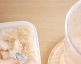 甘酒レモンシャーベット♡砂糖不使用作り方3写真