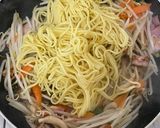 居酒屋っぽい味の和風塩焼きそば作り方2写真