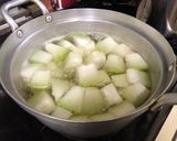 冬瓜の冷たい鶏そぼろあんかけ作り方1写真