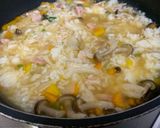 Mushroom risotto作り方8写真