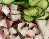 タコときゅうりの酢の物作り方1写真