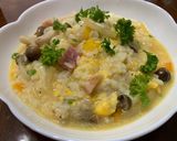 Mushroom risotto作り方10写真