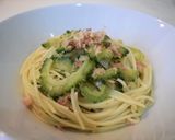 夏にぴったり＊ゴーヤと梅の冷製パスタ作り方6写真