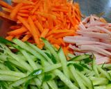 中華風そうめんかぼちゃサラダ作り方4写真