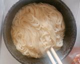 夏でもやみつき！キムチとツナの温そうめん作り方4写真
