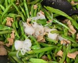 ささぎと豚バラ炒め作り方4写真