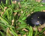 ささぎと豚バラ炒め作り方6写真