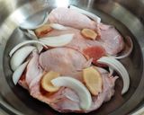 ボイル鶏もも肉(＋生姜たっぷりタレ)作り方3写真