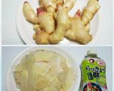 やみつき健康常備菜♡新生姜の甘酢漬け作り方1写真