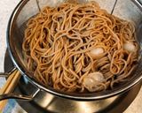冷やし蕎麦と野菜の胡麻ドレッシングかけ作り方1写真
