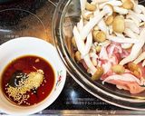 豚肉とキノコの甜麺醤炒め作り方2写真