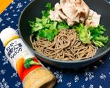 冷やし蕎麦と野菜の胡麻ドレッシングかけ作り方5写真