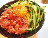 【簡単おつまみ】コンビーフのユッケ作り方4写真