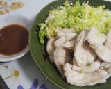 ヘルシーやわらか☆鶏むね肉の梅わさびドレ作り方6写真