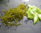 簡単！オクラと昆布の酢の物作り方1写真