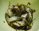 簡単！オクラと昆布の酢の物作り方2写真
