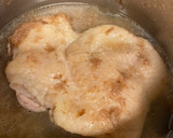 出汁をとった後の昆布と鰹節で煮た鶏肉作り方4写真