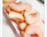 桃　【アボガドのように剥く】作り方5写真