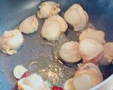 帆立とブロッコリーのペペロンチーノ風作り方3写真