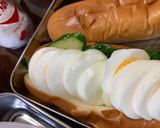 ホットドッグ　ソーセージ＆茹で卵作り方6写真