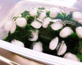 簡単・暑い夏に胡瓜とワカメの冷たいスープ作り方1写真