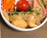自分弁当・2色丼作り方2写真