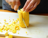 とうもろこしとニンジンごはん作り方1写真