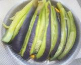 茹でなすの味噌がけ作り方5写真