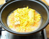 とうもろこしとニンジンごはん作り方3写真