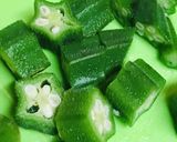 簡単一品●オクラいりの白だし玉子焼き作り方1写真