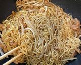 焼きそば目玉焼きのせ作り方3写真