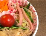 自分弁当・2色丼作り方3写真
