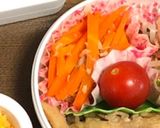 自分弁当・2色丼作り方4写真