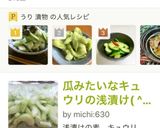★袋で簡単！うりの浅漬け作り方5写真
