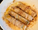 ズッキーニの豚バラ巻き焼き作り方3写真