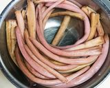 ずいきとオクラの牛肉スープ☆韓国猛暑対策作り方3写真