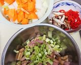 ずいきとオクラの牛肉スープ☆韓国猛暑対策作り方5写真